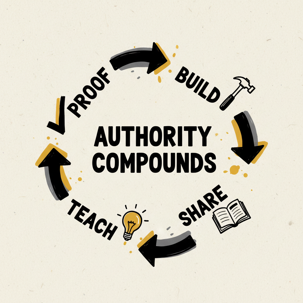 Founder Brand Flywheel  - hero